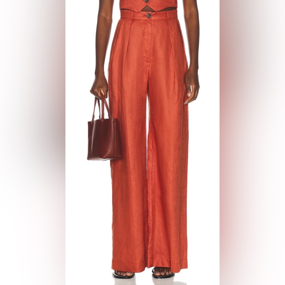 MATTHEW BRUCH
HOSE High-Waisted Rust thouser